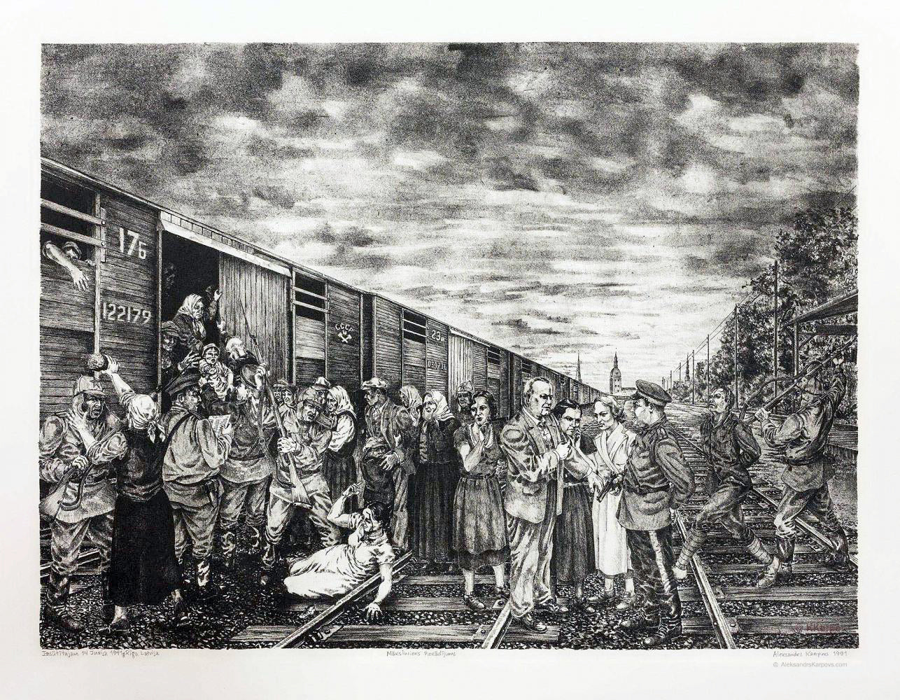Deportation from Riga on June 14 1941
