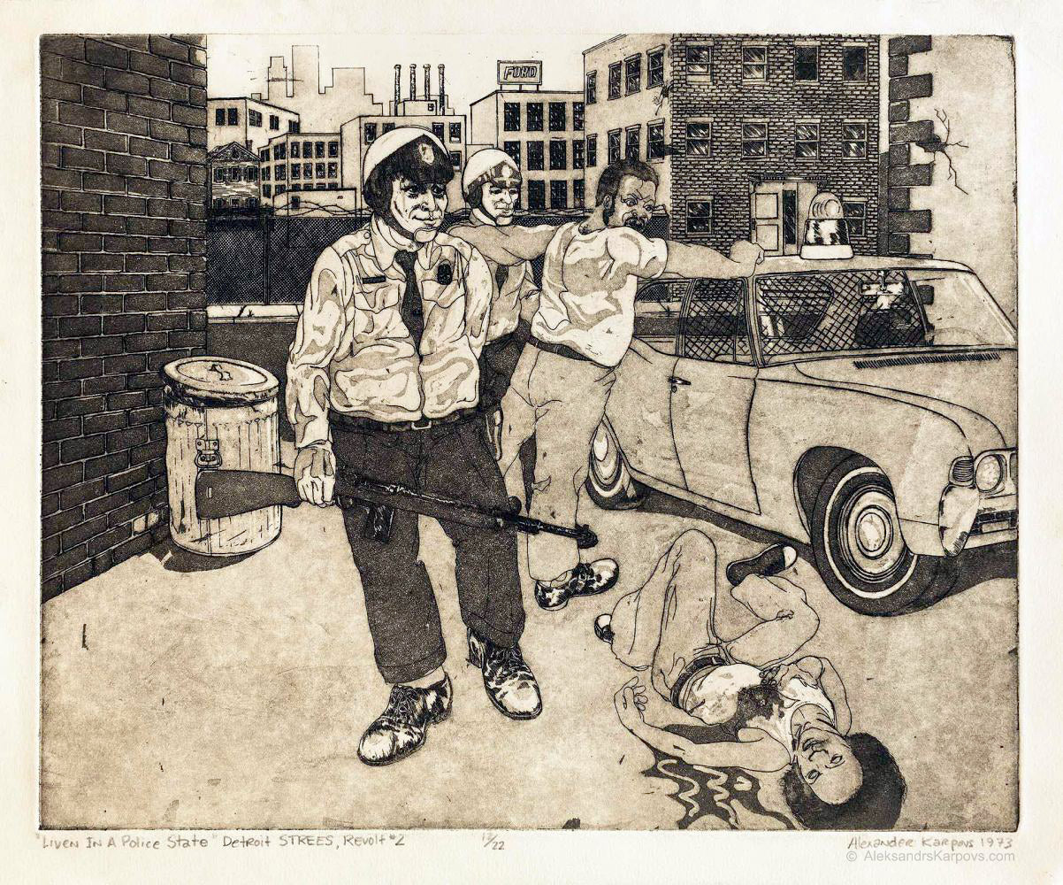 Living Police State Detroit 1973